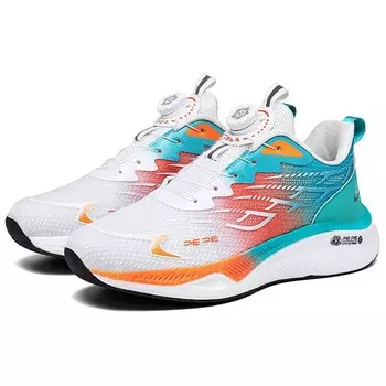 Кроссовки унисекс с низким верхом Pepe The Frog, синий/оранжевый