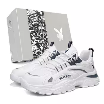 Кроссовки унисекс с низким верхом Playboy, белый