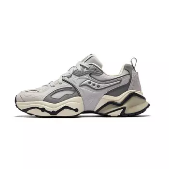 Кроссовки унисекс с низким верхом серебристо-серые Saucony