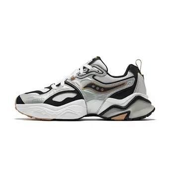 Кроссовки унисекс с низким верхом серебристые черные и белые Saucony