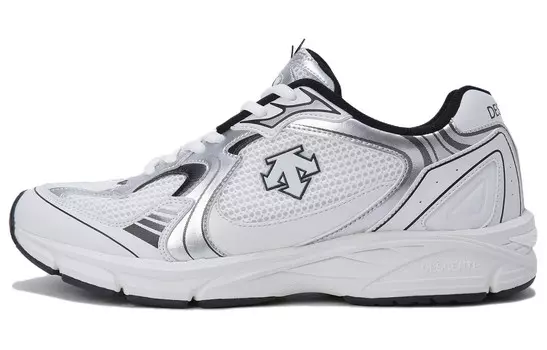 Кроссовки унисекс с низким верхом, серебристые Descente