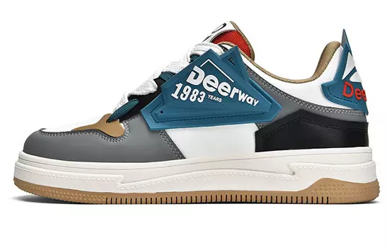 Кроссовки унисекс с низким верхом сине-серый Deerway