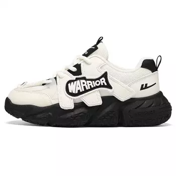 Кроссовки унисекс с низким верхом Warrior, бежевый/черный