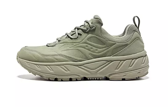 Кроссовки унисекс с низким верхом зеленые Saucony
