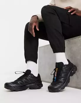 Кроссовки унисекс Salomon XT-6 чёрный/черный/фантом