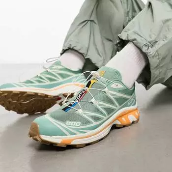 Кроссовки унисекс Salomon Xt-6, зеленый