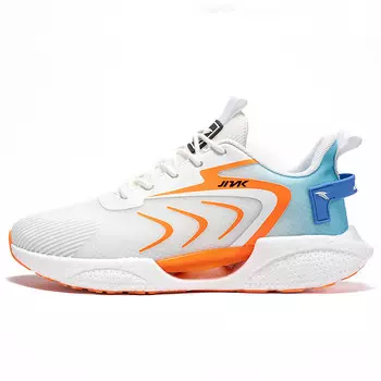 Кроссовки унисекс средней высоты Kinglake, белый/оранжевый