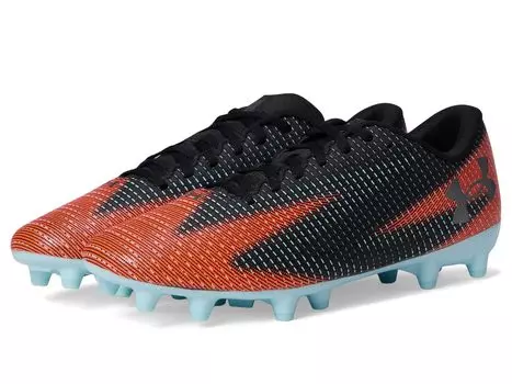 Кроссовки Unisex Under Armour Shadow Select 2 Soccer Cleats, цвет Black/Ares Red/Metallic Gun Metal