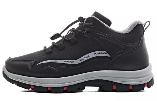 Кроссовки унисекс высокие черные Warrior