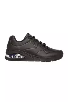 Кроссовки Uno 2-Air Round со скошенной кромкой из экокожи Skechers, черный