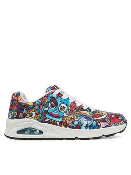 Кроссовки Uno - Color Doodle 183500/MLT Skechers, мультиколор