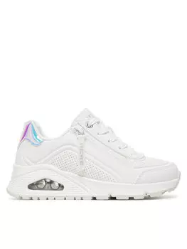 Кроссовки Uno Gen1-Zip And Stride 310554L/WHT Skechers, белый