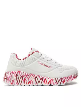Кроссовки Uno Lite Lovely Luv Skechers, белый