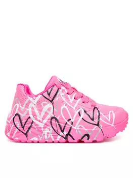 Кроссовки Uno Lite-Metallic Love 314067L/Hpmt Skechers, розовый