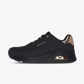 Кроссовки uno – мерцают Skechers, черный