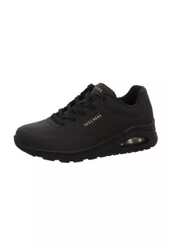 Кроссовки Uno "Stand on Air", амортизация, ширина G, женские SKECHERS, цвет Bbk Black Durabuc