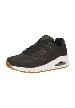 Кроссовки Uno Stand On Air, стелька из пены с эффектом памяти, женские SKECHERS, черный