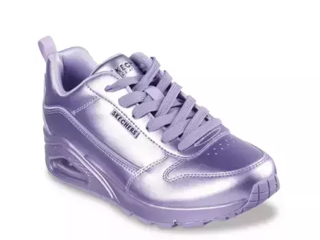 Кроссовки Uno Stand On Air - женские Skechers, Purple Metallic