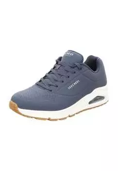 Кроссовки Uno "стоят на воздухе" шнуровка дышащая Skechers, синий
