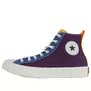 Кроссовки unt1tl3d high 'not a chuck - night purple' Converse, фиолетовый