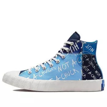 Кроссовки unt1tl3d high 'not a chuck - university blue' Converse, синий