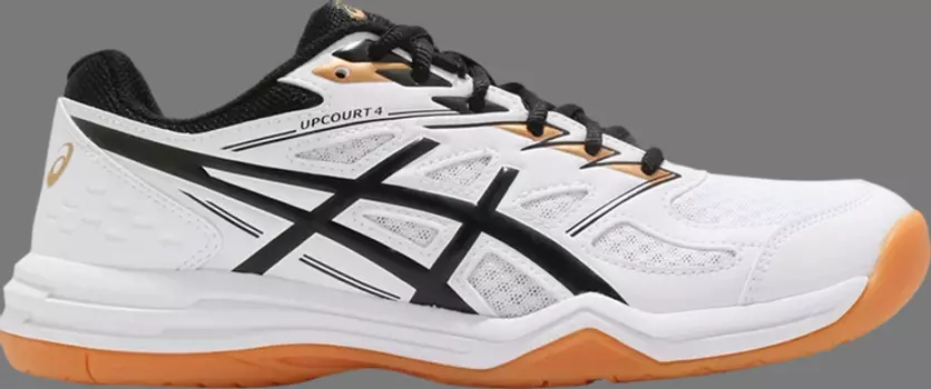 Кроссовки upcourt 4 'white black' Asics, белый
