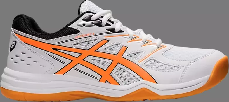 Кроссовки upcourt 4 'white shocking orange' Asics, белый