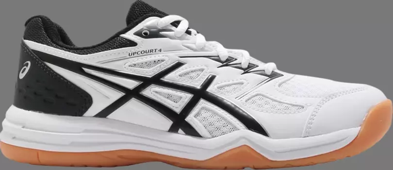Кроссовки upcourt 4 gs 'white black' Asics, белый