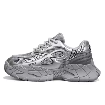 Кроссовки URBAN AUTHENTIC Chunky Sneakers Men Low-top, серый