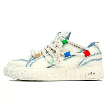 Кроссовки URBAN AUTHENTIC Skateboarding Shoes Men Low-top, синий