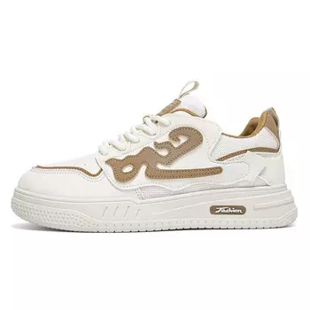 Кроссовки URBAN AUTHENTIC Skateboarding Shoes Men Low-top, бежевый