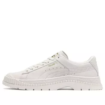 Кроссовки utility suede 'pastel parchment' Puma, белый