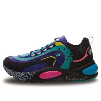 Кроссовки v8 'black teal green' Li-Ning, черный