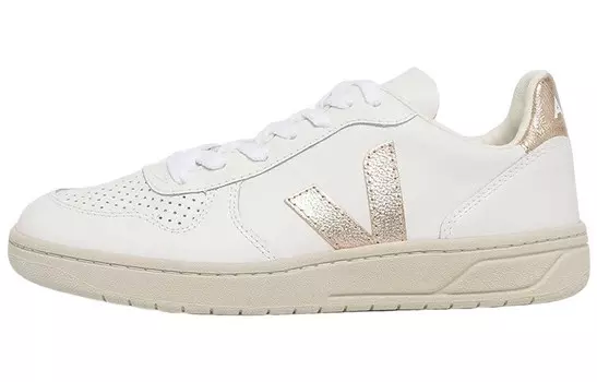 Кроссовки V-10 Chromefree Leather White Platine Veja