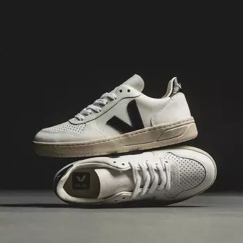Кроссовки v-10 leather w Veja, белый