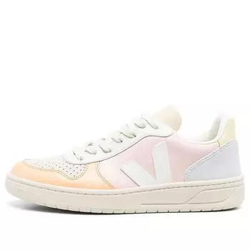 Кроссовки v-12 leather 'white camel' Veja, белый