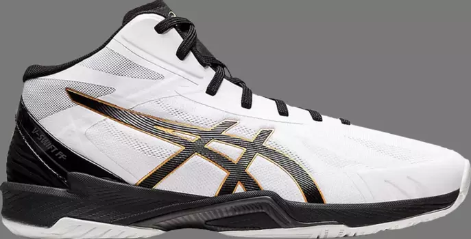 Кроссовки v-swift ff mt 3 4e wide 'white black' Asics, белый