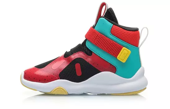 Кроссовки Vader Kids Lifestyle PS High-top Li Ning Red / Standard Black / Ice Porcelain Green Lining Young