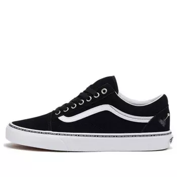 Кроссовки valentine's heart old skool 'love is kind' Vans, черный