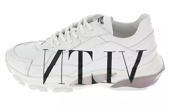 Кроссовки Valentino Bounce Lifestyle Shoes Men Low-top, белый