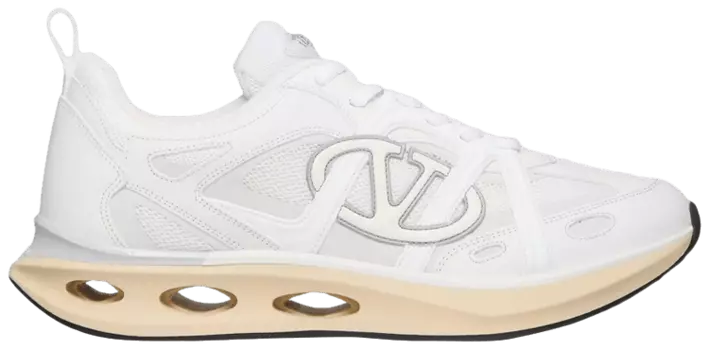 Кроссовки Valentino Easyjog V Logo Sneaker 'White', белый