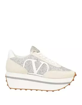 Кроссовки Valentino Garavani, серебро