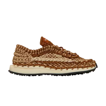 Кроссовки Valentino крючком, коричневый