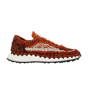 Кроссовки Valentino крючком, оранжевый