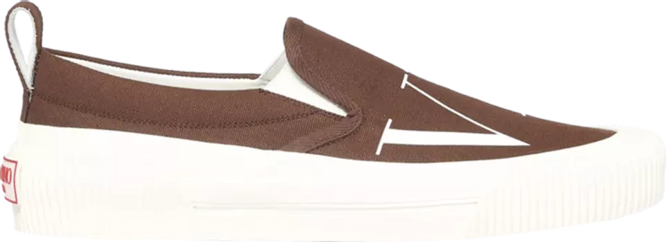 Кроссовки Valentino VLTN Slip-On 'Fondant', коричневый