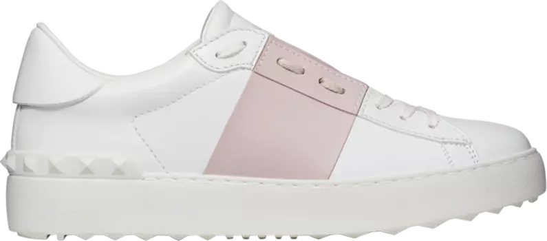 Кроссовки Valentino Wmns Open Sneaker White Water Rose, белый