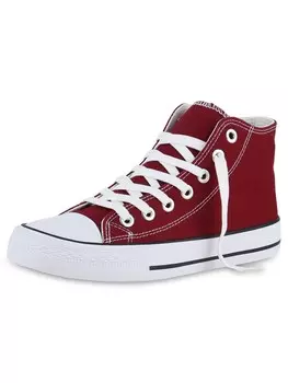 Кроссовки Van Hill High-Top Sneakers Adam, бордо