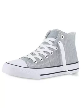 Кроссовки Van Hill High-Top Sneakers Allison, светло-серый