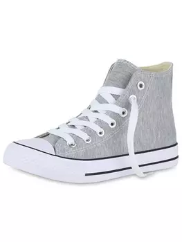 Кроссовки Van Hill High-Top Sneakers Anais, светло-серый