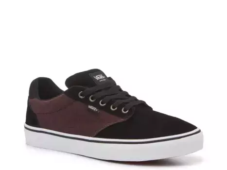 Кроссовки Vans Atwood Deluxe — мужские, черные/бордовые